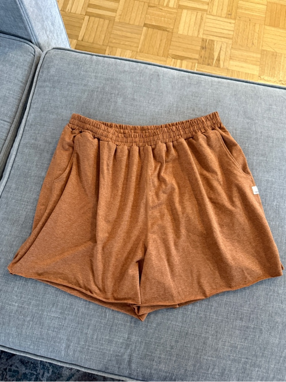 Vuori DreamKnit Boyfriend Short Orange Heather